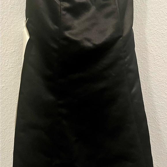 Gunne Sax Jessica McClintock formal black with white lace dress 7/8 vintage - Picture 11 of 11